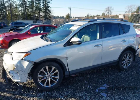 2017 Toyota Rav4 Limited z USA, uszkodzony, nr VIN 2T3DFREV7HW615306